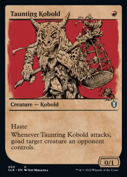kobold cards mtg Kobolds of Kher Keep [Legends] All cards will be carefully packed for safe transit Taunting Kobold (Showcase) [Commander Legends: