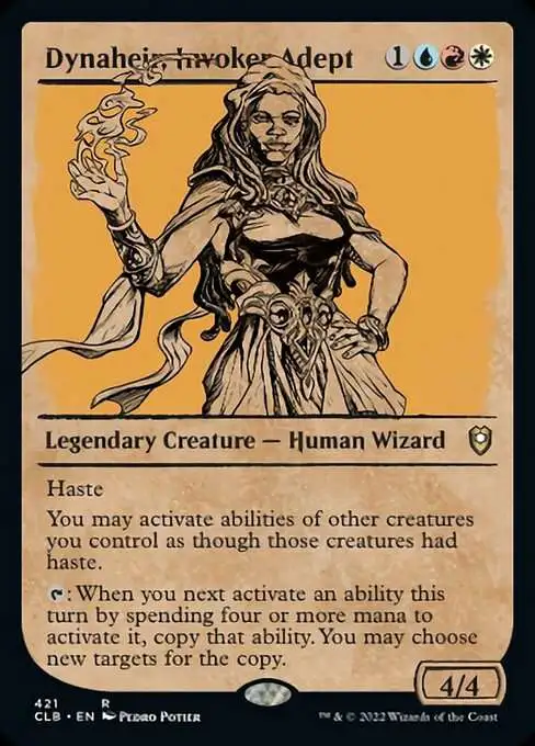Magic The Gathering Trading Card Game Commander Legends Dungeons Dragons  Battle For Baldurs Gate Single Card Rare Dynaheir, Invoker Adept 421  Showcase FOIL - ToyWiz