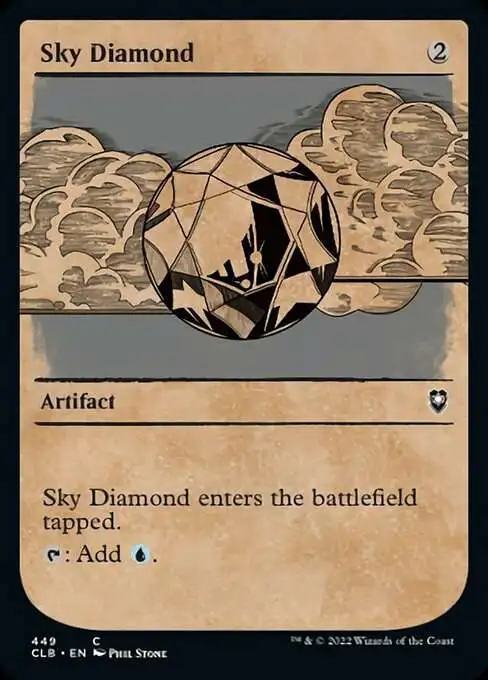 MtG Trading Card Game Commander Legends: Dungeons & Dragons Battle For Baldur's Gate Common Sky Diamond #449 [Showcase]