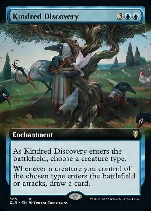 Magic The Gathering Trading Card Game Commander Legends Dungeons Dragons  Battle For Baldurs Gate Single Card Rare Kindred Discovery 565 Extended Art  - ToyWiz