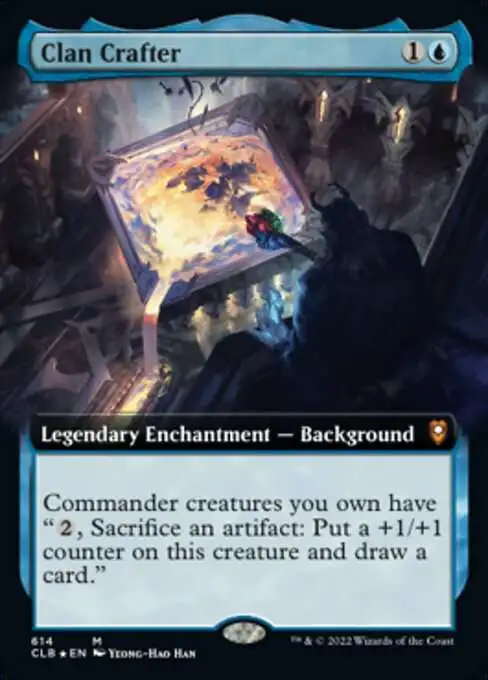 Magic The Gathering Trading Card Game Commander Legends Dungeons Dragons Battle For Baldurs Gate Single Card Mythic Rare Clan Crafter 614 Extended Art - ToyWiz Magic The Gathering Trading Card Game Commander Legends Dungeons Dragons Battle For Baldurs Gate Single Card Mythic Rare Clan Crafter 614 Extended Art - ToyWiz