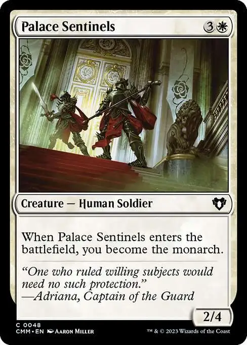 MtG Commander Masters Common Palace Sentinels #48