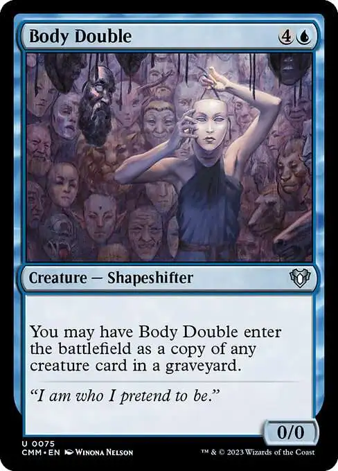 MtG Commander Masters Uncommon Body Double #75