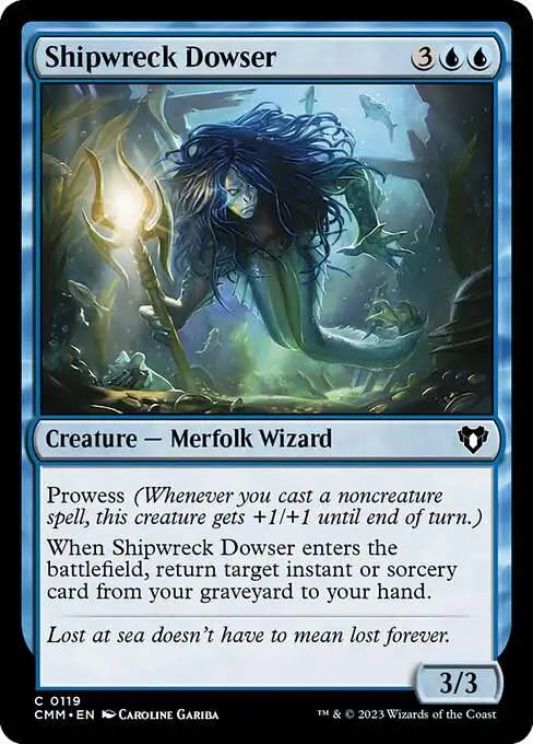 MtG Commander Masters Common Shipwreck Dowser #119