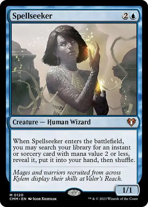 MtG Commander Masters Mythic Rare Spellseeker #120