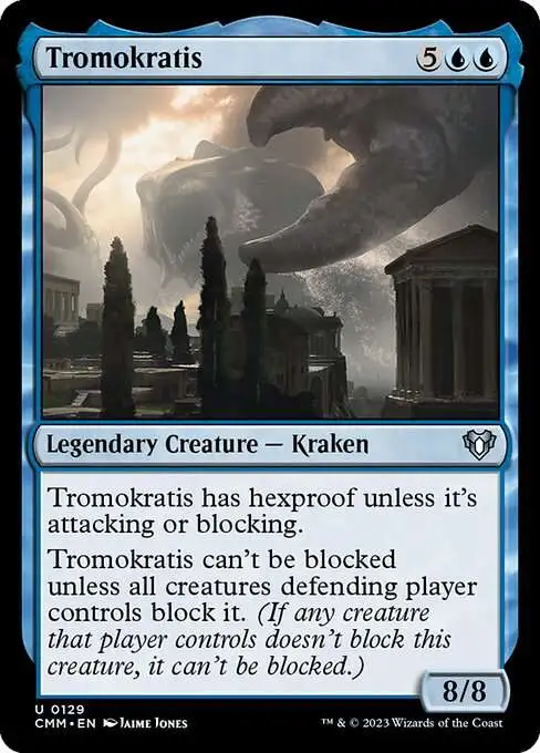 Magic The Gathering Commander Masters Single Card Uncommon Tromokratis 129  - ToyWiz