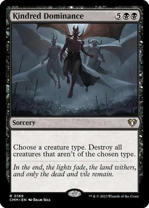 Magic The Gathering Commander Masters Single Card Rare Kindred