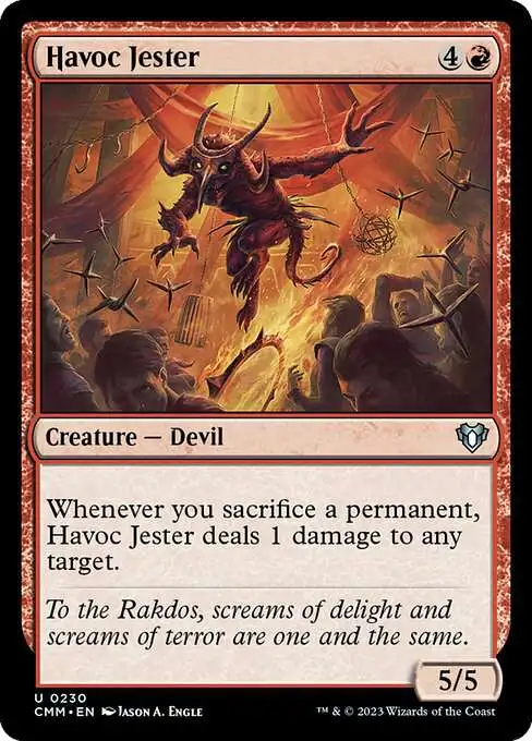MtG Commander Masters Uncommon Havoc Jester #230