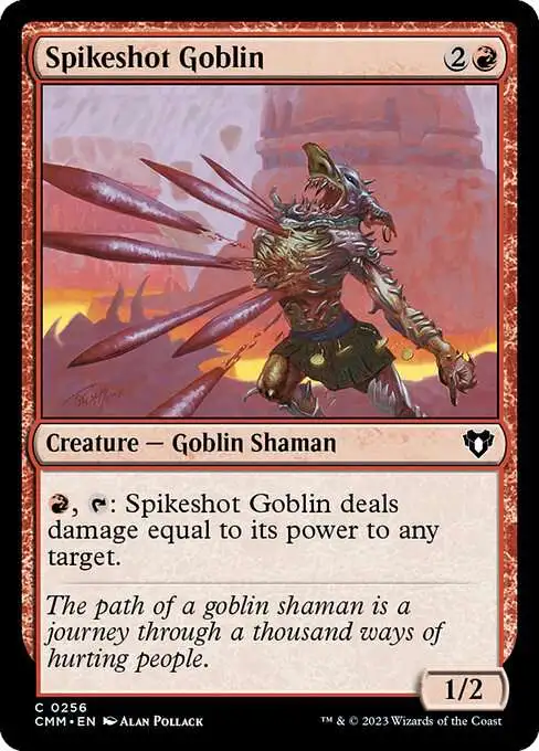 MtG Commander Masters Common Spikeshot Goblin #256