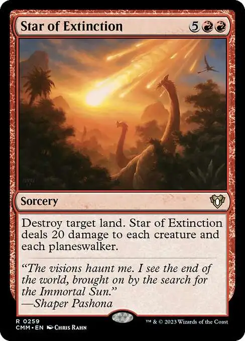 MtG Commander Masters Rare Star of Extinction #259
