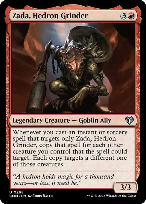 MtG Commander Masters Uncommon Zada, Hedron Grinder #268