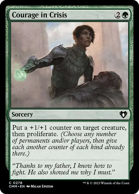 MtG Commander Masters Common Courage in Crisis #278