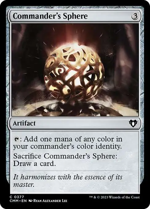 MtG Commander Masters Common Commander's Sphere #377