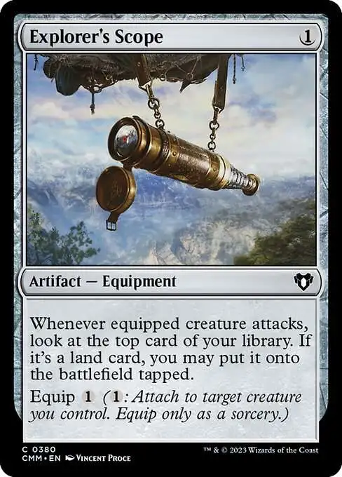 MtG Commander Masters Common Explorer's Scope #380