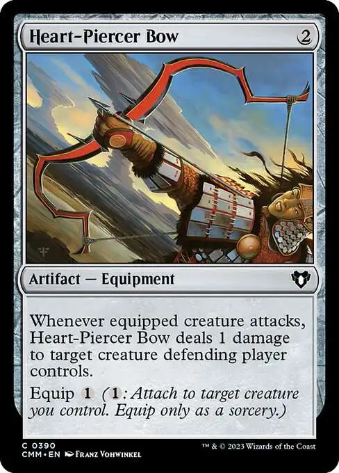 MtG Commander Masters Common Heart-Piercer Bow #390