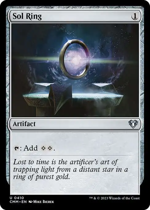 MtG Commander Masters Uncommon Sol Ring #410