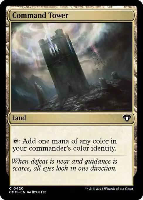 MtG Commander Masters Common Command Tower #420