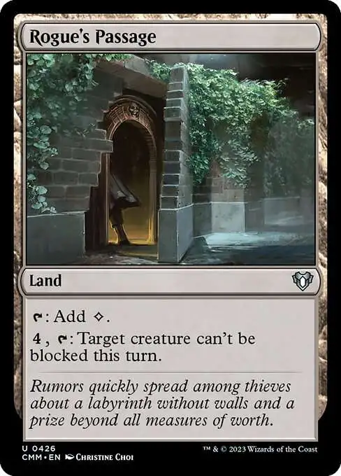 Magic The Gathering Commander Masters Single Card Uncommon Rogues Passage  426 - ToyWiz