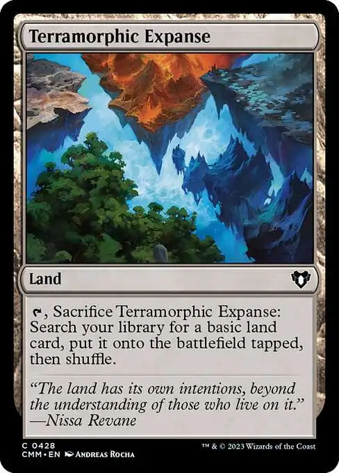 MtG Commander Masters Common Terramorphic Expanse #428