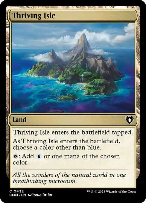 MtG Commander Masters Common Thriving Isle #432