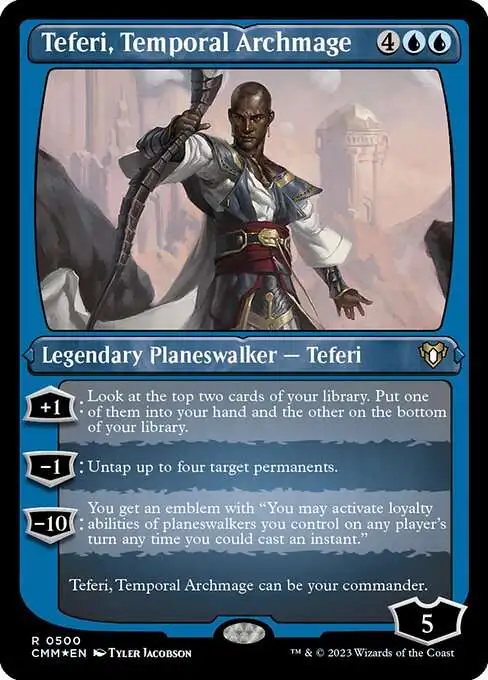 Magic The Gathering Commander Masters Single Card Rare Teferi