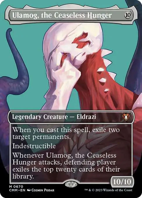 Magic The Gathering Commander Masters Single Card Mythic Rare Ulamog, the  Ceaseless Hunger 670 Profile - ToyWiz