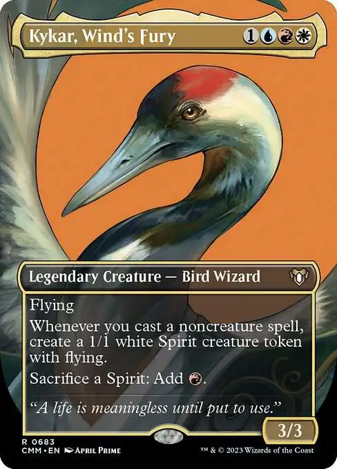 MtG Commander Masters Rare Kykar, Wind's Fury #683 [Profile]