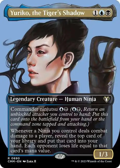 Magic The Gathering Commander Masters Single Card Rare Yuriko, the Tigers Shadow 690 Profile FOIL - ToyWiz Magic The Gathering Commander Masters Single Card Rare Yuriko, the Tigers Shadow 690 Profile FOIL - ToyWiz