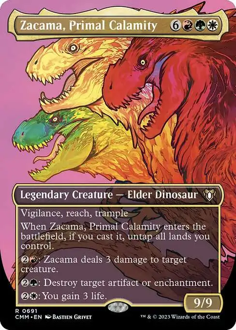 MtG Commander Masters Rare Zacama, Primal Calamity #691 [Profile]