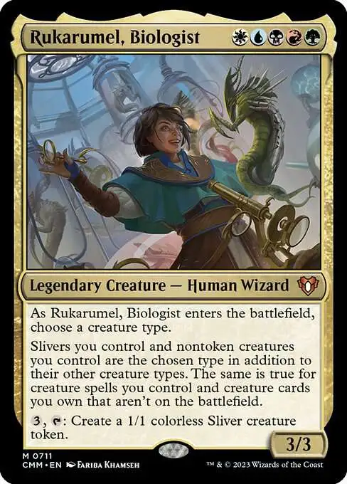 Mythic Commander Magic The Gathering Commander Masters Single Card Mythic Rare Rukarumel ...