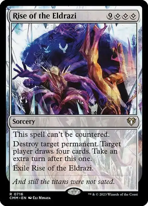 Magic The Gathering Commander Masters Single Card Rare Rise of the Eldrazi  716 Commander FOIL - ToyWiz