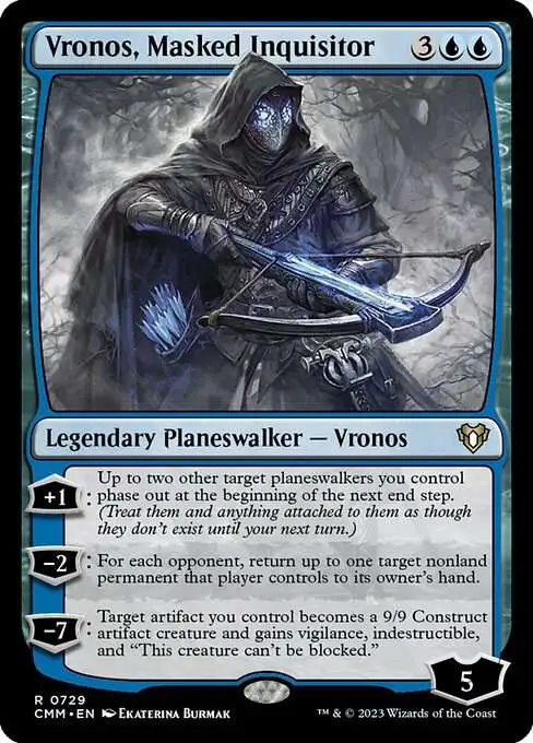 MtG Commander Masters Rare Vronos, Masked Inquisitor #729