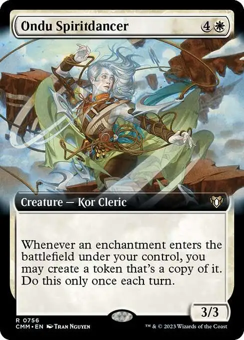 Magic The Gathering Commander Masters Single Card Rare Ondu Spiritdancer 756 Extended Art - ToyWiz Magic The Gathering Commander Masters Single Card Rare Ondu Spiritdancer 756 Extended Art - ToyWiz