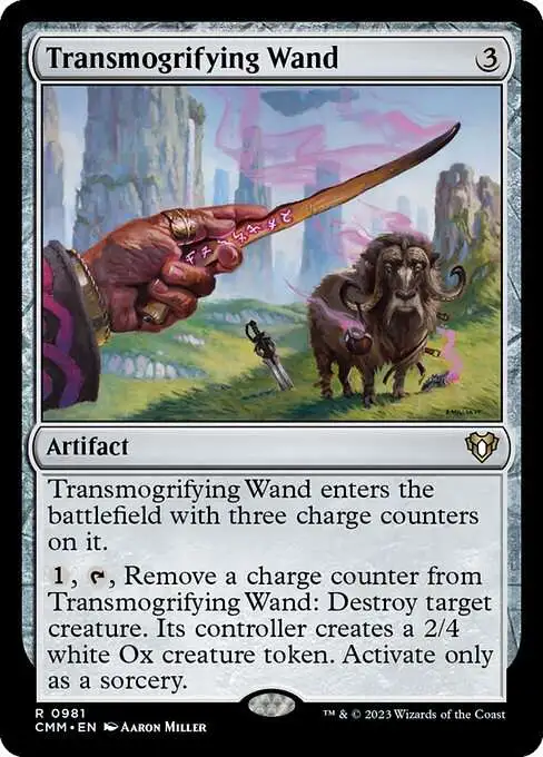 MtG Commander Masters Rare Transmogrifying Wand #981