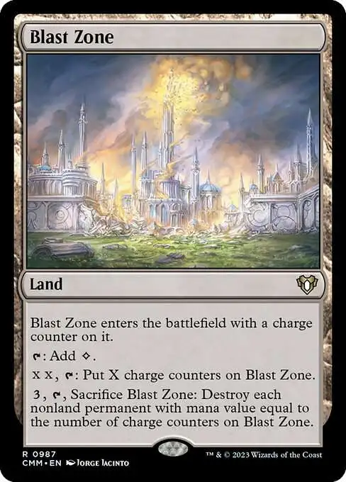MtG Commander Masters Rare Blast Zone #987