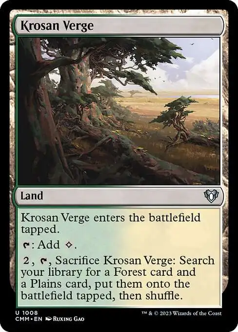 verge cards mtg Krosan Verge - MTG Single Card main image 0