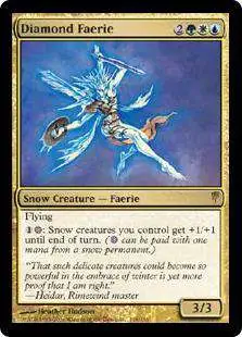 MtG Coldsnap Rare Diamond Faerie #128