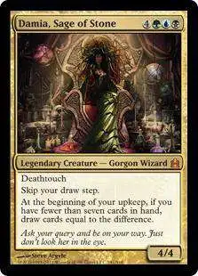 MtG Commander Mythic Rare Damia, Sage of Stone #191