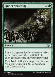 MtG Commander 2015 Uncommon Spider Spawning #202