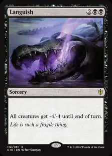 MtG Commander 2016 Rare Languish #114