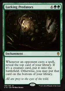 MtG Commander 2016 Rare Lurking Predators #156