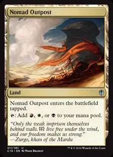 MtG Commander 2016 Uncommon Nomad Outpost #311