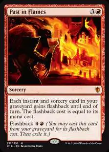 MtG Commander 2016 Mythic Rare Past in Flames #131