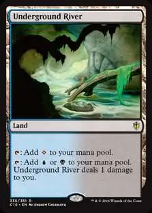 MtG Commander 2016 Rare Underground River #335