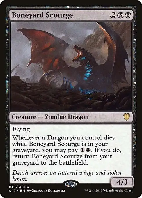 MtG Commander 2017 Rare Boneyard Scourge #15