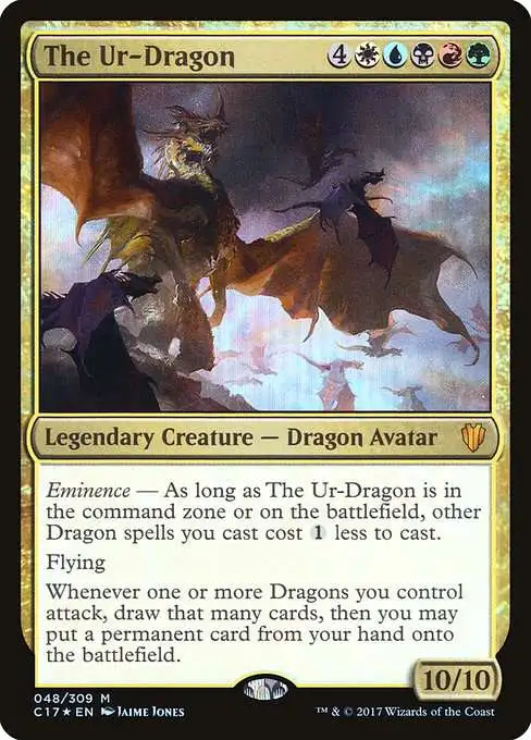MtG Commander 2017 Mythic Rare The Ur-Dragon #48