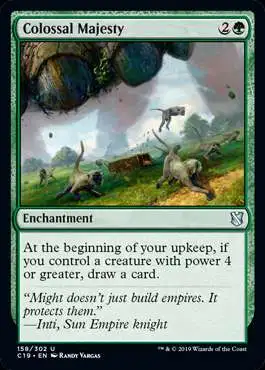 MtG Commander 2019 Uncommon Colossal Majesty #158