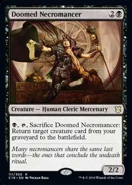 MtG Commander 2019 Rare Doomed Necromancer #111