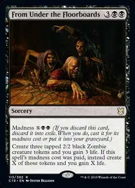 MtG Commander 2019 Rare From Under the Floorboards #113