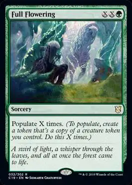 MtG Commander 2019 Rare Full Flowering #32